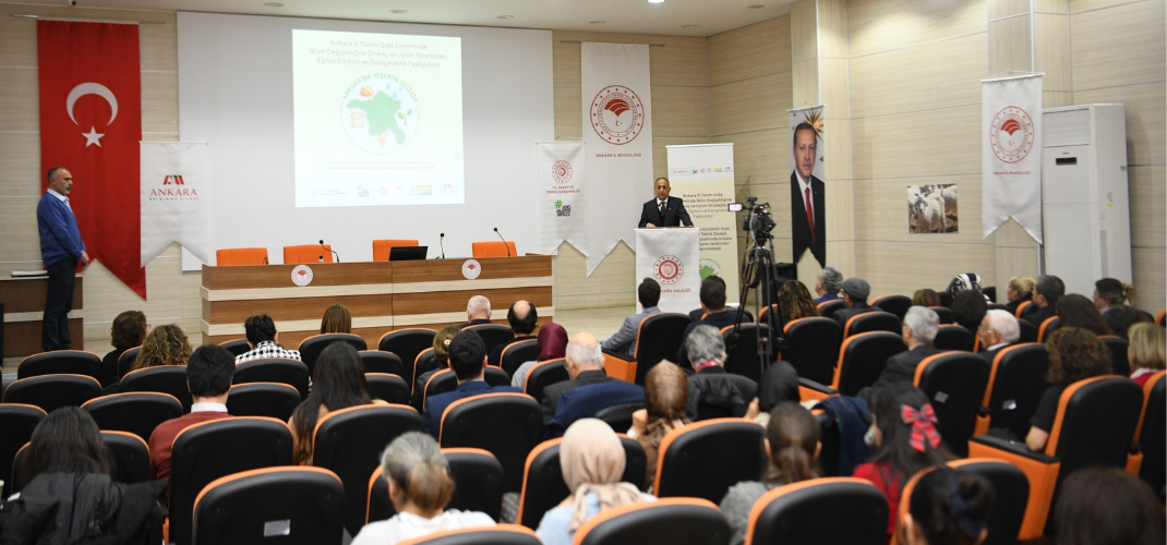 Ankara’nın Tarım ve Gıda Geleceği İçin İklim Kalkanı: Stratejik Projenin Kapanış Toplantısı Gerçekleştirildi.